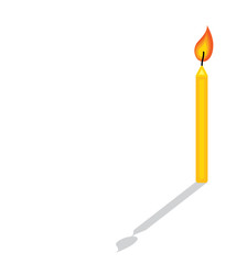 Vector of candle