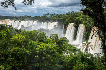 Panele Szklane Podświetlane  wodospad Iguazu