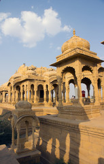 Fototapeta premium Religious temple on a lake in India