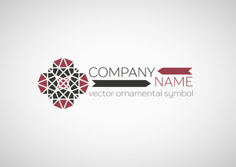 Vector ornamental symbol