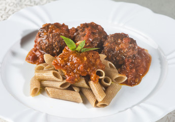 Plate of elegant meal