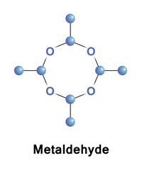 Metaldehyde is an organic compound. It is commonly used as a pesticide against slugs, snails, and other gastropods. It is the cyclic tetramer of acetaldehyde
