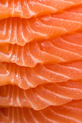 salmon sliced