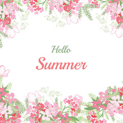 Summer flower composition