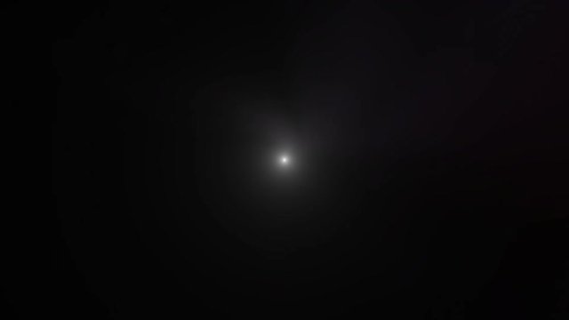 Creacion de vuelo simulado en tunel, entre nubes de polvo cosmico o intergalactico
