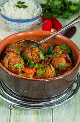 Smoky Mexican meatball stew