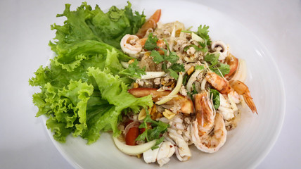  Glass Noodle Shrimps Nut Spicy Salad