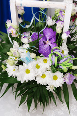 Obraz premium White camomiles, wedding decoration