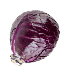 Obraz premium red cabbage isolated on white