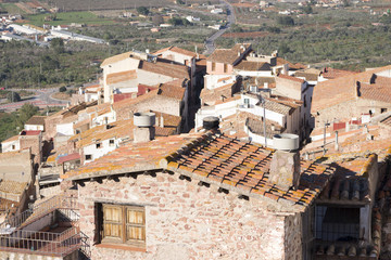 Fototapeta na wymiar By the village of Vilafames in Castellon