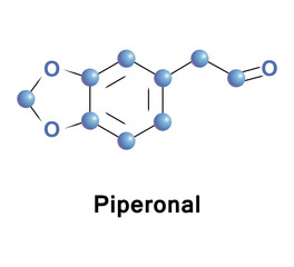 Piperonal, also known as heliotropin, is an organic compound which is commonly found in fragrances and flavors. The molecule is structurally related to other aromatic aldehydes 