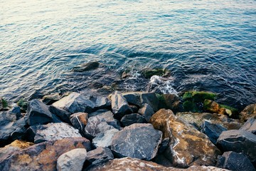 Prosecutor picturesque city by the sea. Panorama