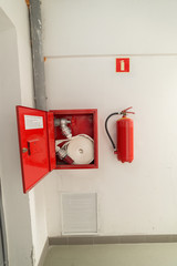 fire extinguisher and fire hydrant