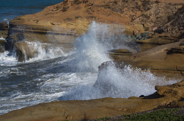 Waves at the Cliffs