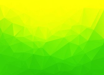 Fototapeta premium Abstract geometric background with vibrant green color tones.