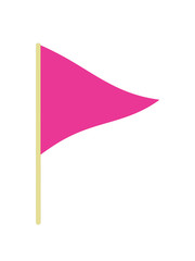 
Flag icon, triangular shape
