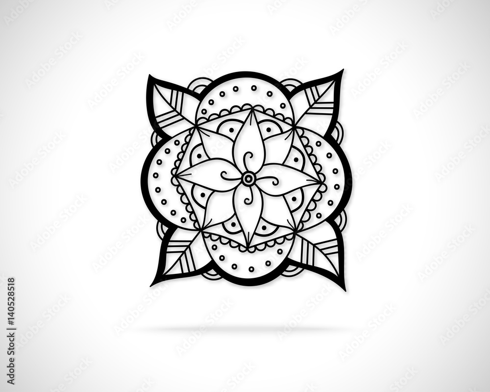 Aufkleber abstract vector logo design template