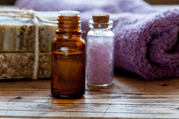 Organic lavender cosmetic 