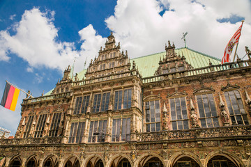 Fototapeta premium Beautiful Bremen in summer
