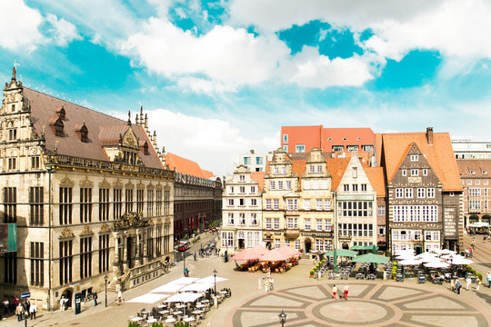 Beautiful Bremen in summer