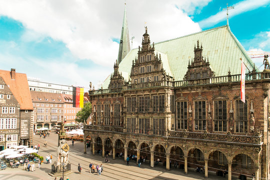 Beautiful Bremen in summer