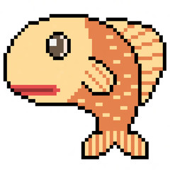 pixel art fish
