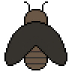 pixel art cockroach