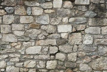 Old granite stone wall texture background