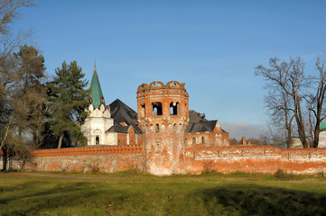 Abandoned building of Feodorovsky gorodok in Tsarskoe Selo , suburb of St.Petersburg, Russia.
