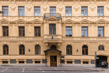 Musical College named after Mussorgsky on Mokhovaya Street. Petersburg. Russia.