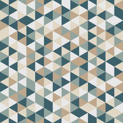 Seamless vector color triangles pattern.