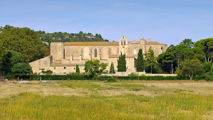 Fototapeta na wymiar Valmagne Abtei in Südfrankreich - Valmagne Abbey in southern France