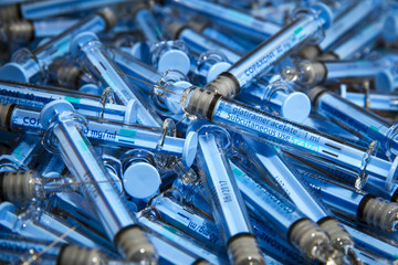 Used MS Medication Needles