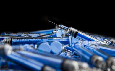 Used MS Medication Needles