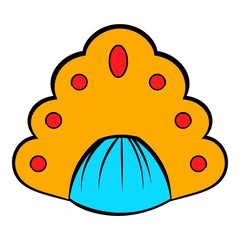 Kokoshnik icon cartoon