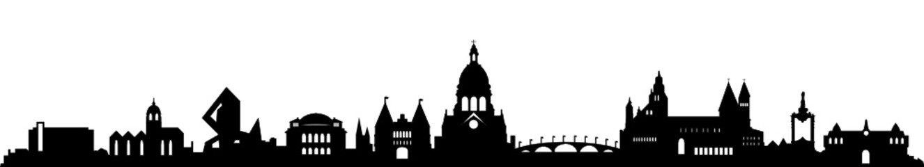 Fototapeta premium Skyline Mainz