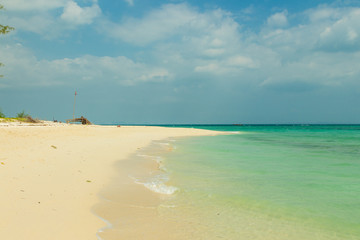 Poda island (Koh Poda) deserted beach in Andaman sea, Krabi province, Thailand