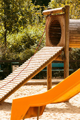 Pictures of the playground in summer