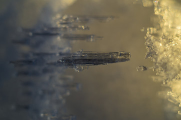 Ice crystals macro