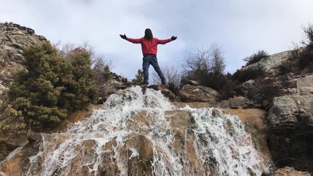 şelale ve doğa aşkı