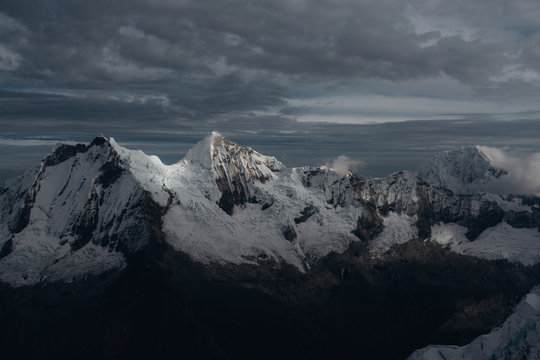 Mountains in Cordillera Blanca, Peru