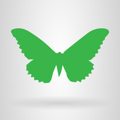 Obraz premium Silhouette of a butterfly