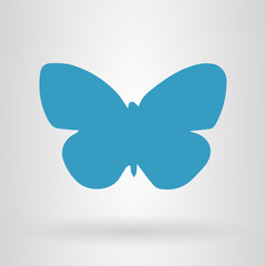 Silhouette of a butterfly