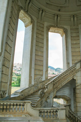 Fototapeta premium baroque stairs of chartreuse, Padula,