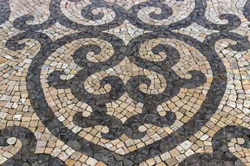 Detail of a portuguese pavement