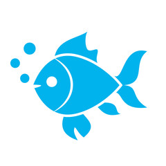 Fototapeta premium Fish vector icon