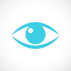 Eye pupil vector icon