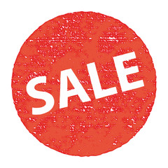Stempel Sale, rot