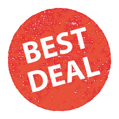 Stempel Best Deal, rot