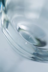 Glass blurry abstraction